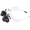 thumbnail image 4 of LED Head Magnifier, Headband Magnifier, With Replaceable Lens Magnifying Glasses 21 Combination For Jewelry Craft Watch Repair  Parts Detection, 4 of 8