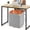 Gray, variant on Costway 3-Fold Under Desk Space Heater with 3-Level Thermostat & 4H Timer for Home, Office Gray