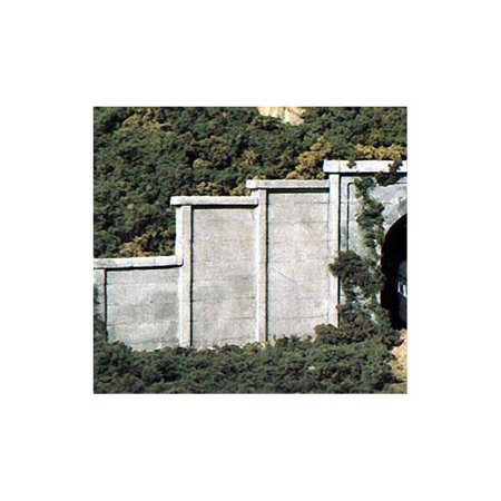 Woodland Scenics Retaining Wall Concrete Set Model Building & Kits Collectible Gray, 0.5 lb, 3 Pcs