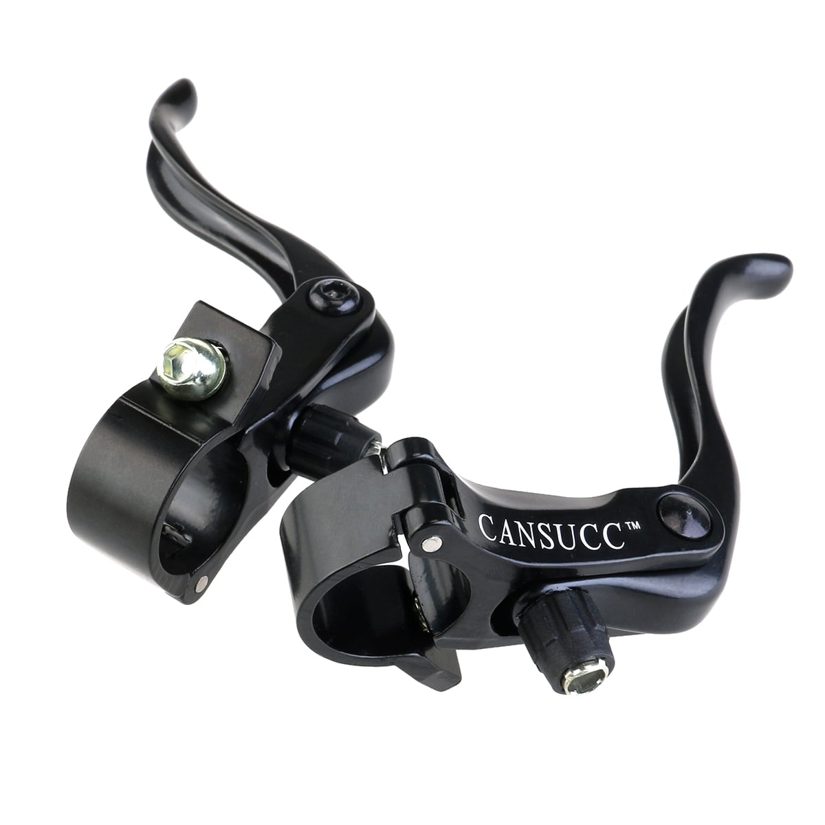 1 Pair Brake Levers Fixed Gear Brake Handle Fit 22.2mm /24mm (Black