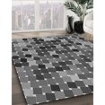 thumbnail image 3 of Ahgly Company Machine Washable Indoor Rectangle Transitional Gunmetal Gray Area Rugs, 8' x 10', 3 of 7