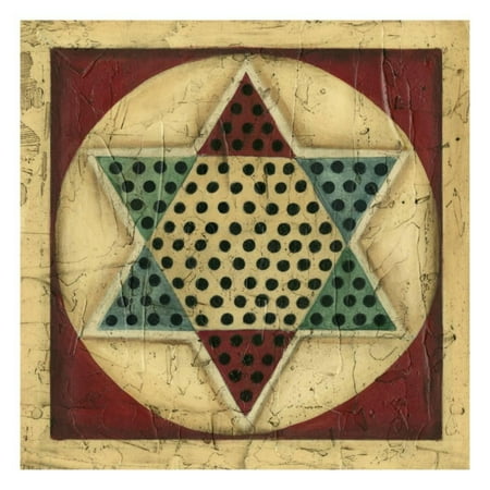 Antique Cheese - Antique Chinese Checkers Print Wall Art By Ethan Harper