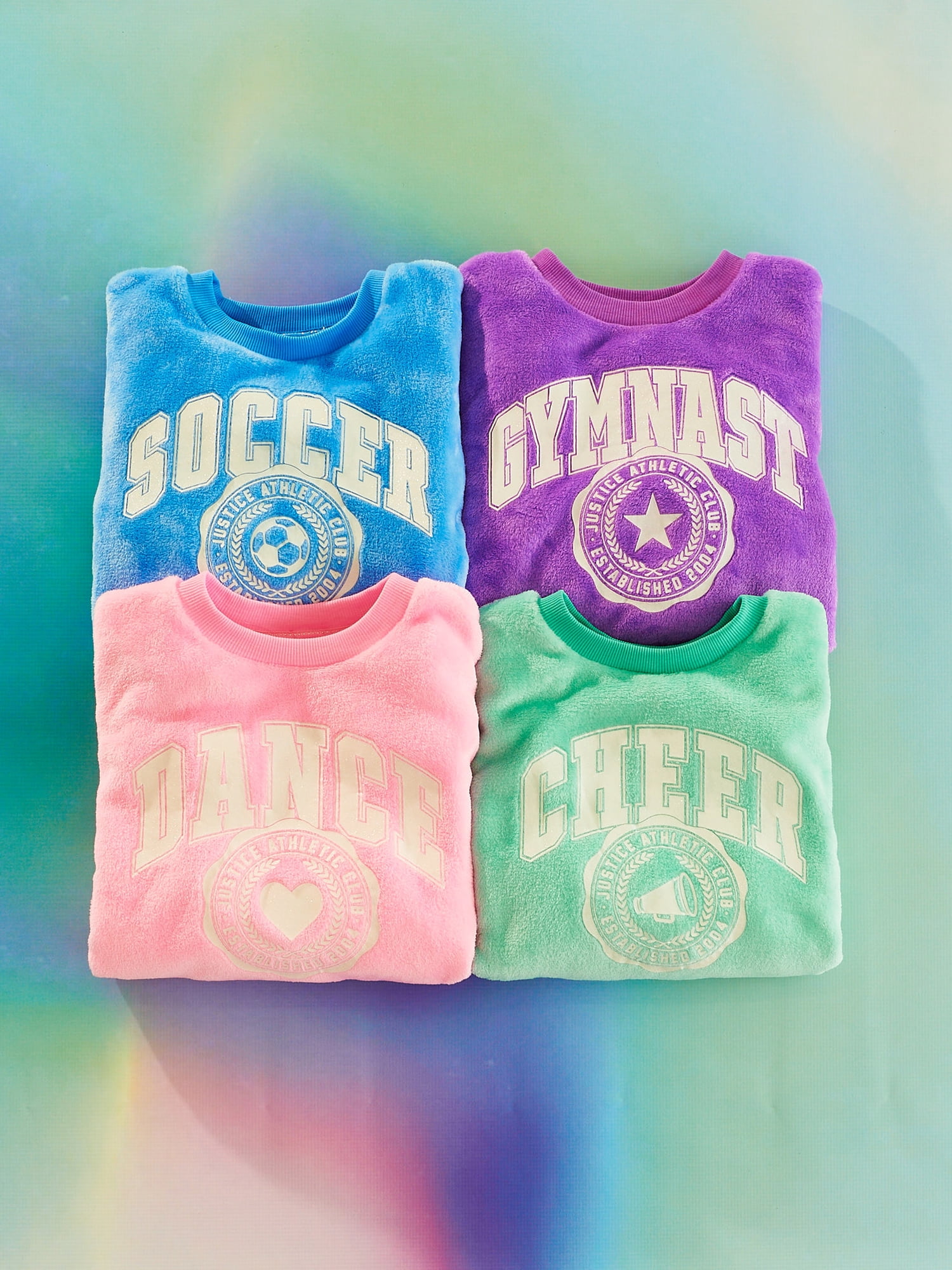 Justice Girls Sports Woobie Crew, Sizes XS - XLP