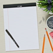 Pen + Gear Legal Pad, 8.5 x 11.75, 50 Sheets, Wide Ruled, White