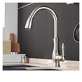 thumbnail image 1 of Gold Kitchen Faucets Silver Single Handle Pull Out Kitchen Tap Single Hole Handle Swivel Degree Water Mixer Tap Mixer Tap ,Effortless Installation, 1 of 7