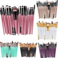 thumbnail image 2 of 20PCS Makeup Brush Set - Wool Makeup Brush Kit, Foundation Eyebrow Eyeshadow Lip Blush Cosmetic Brushes, Makeup Brushes Set, Professional Brush Set, Make Up Brushes, Makeup Brush Set for Women, 2 of 2