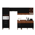 thumbnail image 1 of Cocina Modular Bossa Toscana Nogal/Ripado, 1 of 5