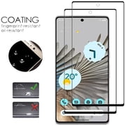 Xpression Tempered Glass Screen Protector for Google Pixel 7 Pro Full Screen Coverage, 3D Curved Edges 9H Hardness Clear Tempered Glass [ Clear Black ]
