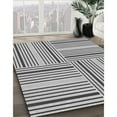 thumbnail image 2 of Ahgly Company Indoor Square Patterned Ash Gray Area Rugs, 7' Square, 2 of 6