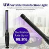Suzicca UV Light Lamp 1800mAh 5 hours Rechargeable Handheld UV Lamp Ultra-Uv Germicidal Lamp For Home Office Business Trip Travel