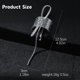 thumbnail image 2 of Clip Decorativo de Metal XINYU 2 Hebillas de Cola de Caballo Doradas Estilo 2, 2 of 6