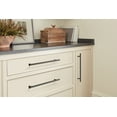 thumbnail image 2 of Amerock Bar Pulls 12-5/8 inch (320mm) Center-to-Center Black Bronze Cabinet Pull, 2 of 12