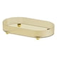 thumbnail image 1 of Bandeja de servicio Almacenamiento de despensa Bandejas de mesa de centro Bandeja de comida de usos múltiples Rectángulo antideslizante decorativo Dorado perfecl Bandeja de servir, 1 of 8