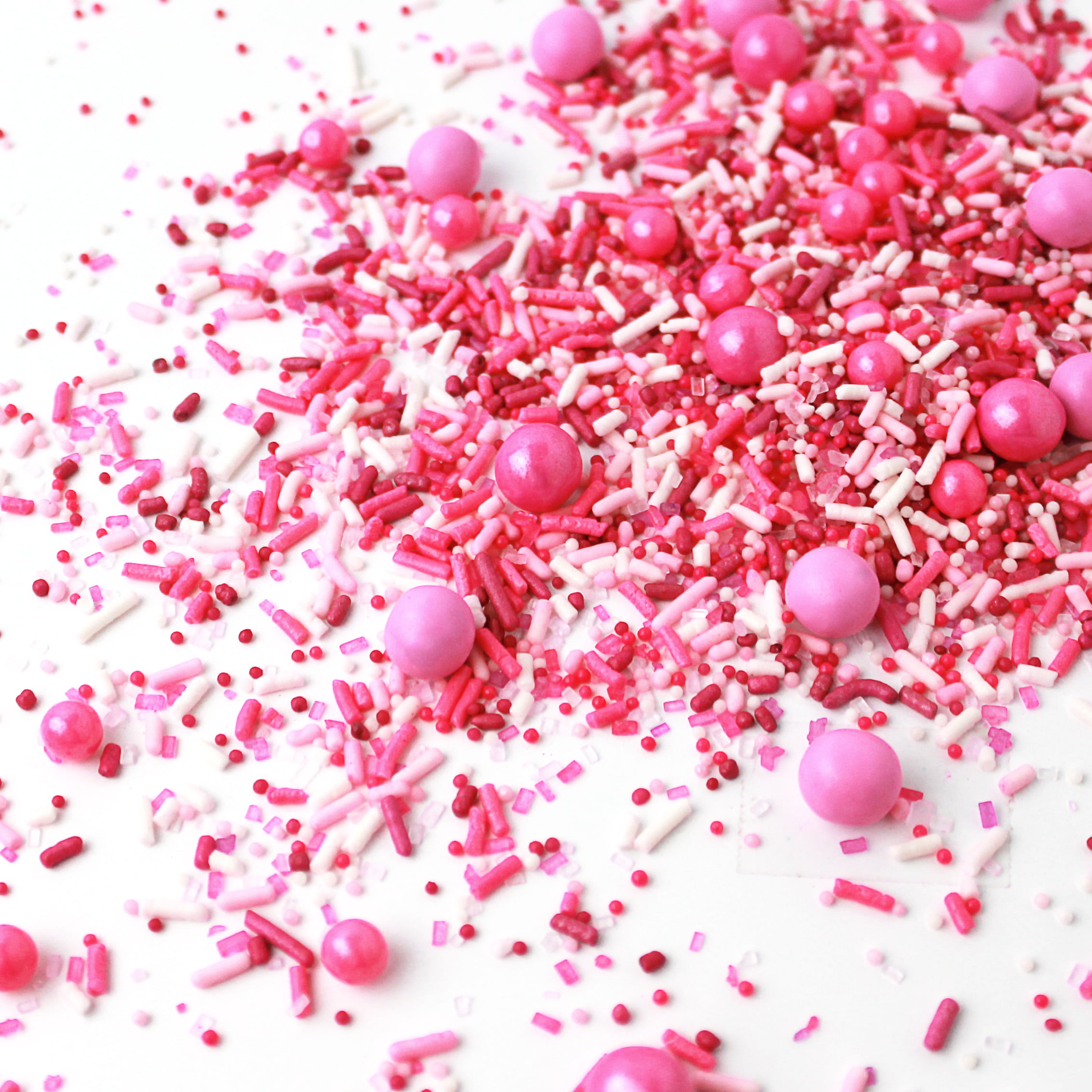 52  PINK  GIRL MIXED BABY SHOWER CONFETTI TABLE SPRINKLES DECORATIONS GLITTER 