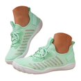 thumbnail image 3 of NOKIO Men's Bar𝖾𝖿oot Shoes Comfortable Wide Width Sneakers Breathable Mesh Running Shoes Lightweight Casual Sport Walking Shoe Quick-Drying 𝖫a𝖼e Up Athlet𝗂c Shoes, 3 of 8