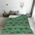 thumbnail image 5 of Vsdgher Christmas Dachshund Ultra-Soft Micro flannel Blanket Throw Blankets for Couch Sofa, Bed (4 sizes)-60"x50", 5 of 7