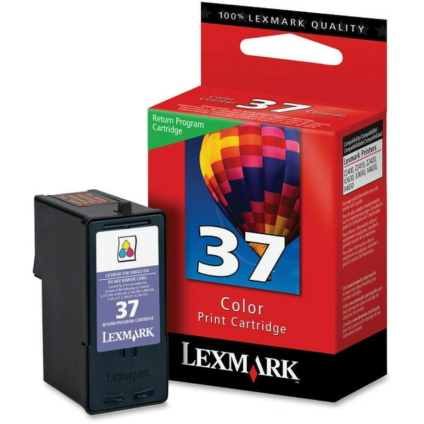 Lexmark Genuine OEM 18C2140 No. 37 (Lexmark 37) Color Inkjet Cartridge