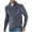 Dark Gray, variant on ZKCCNUK Men's Basic Cotton Long-sleeved Lapel Casual Zipper Sweater