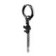 thumbnail image 1 of Pendientes de acero de titanio con personalidad para hombre, pendientes de temperamento moderno, pendientes de cadena de borlas largas para mujer, ajuste ajustable, 1 of 4