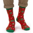 thumbnail image 3 of SAWOBUUN Funny Socks for Men Novelty Crazy Holiday Cozy Cotton Winter Christmas Socks, 3 of 6