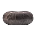 thumbnail image 3 of A&B Home Gold Aluminum Table Vase with Wood Grain Texture 15.9" x 3.7" x 6.7", 3 of 5