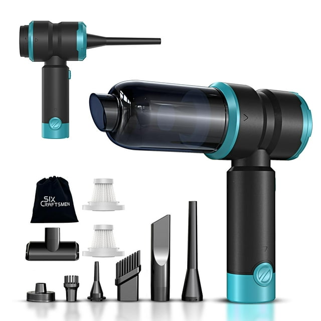 Aspiradora portátil para coche SIX CRAFTSMEN, inalámbrica, 15000 PA