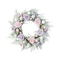 thumbnail image 1 of serony Flower Wreath Elegant Easter Eggs Wreath for Party Festivals Dining Room, 1 of 9
