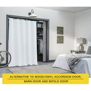 TESNN Room Darkening Sliding Glass Door Curtain, Patio Door Blind, Home