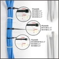 thumbnail image 4 of Steren Cable Tie 6in 18lb Nylon Self-Locking Clear 100 per bag, 4 of 7