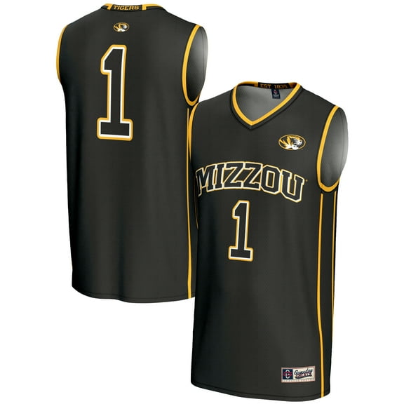 Youth GameDay Greats #1 Black Missouri Tigers Lightweight Basketball Jersey