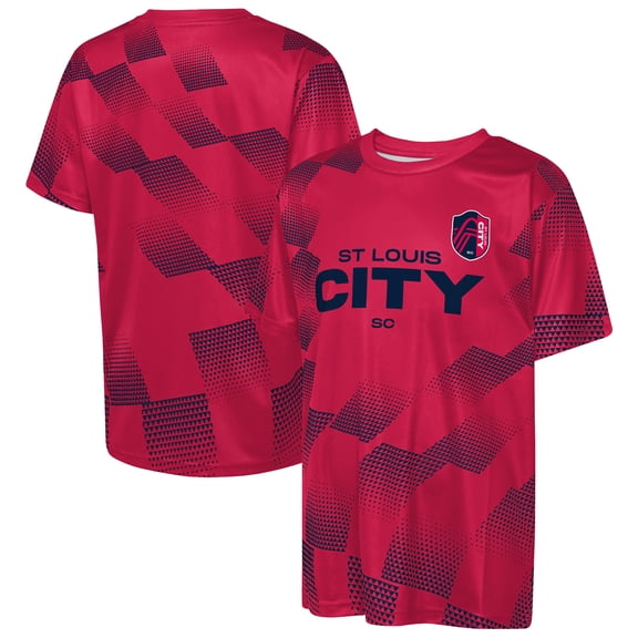 Youth Outerstuff Red St. Louis CITY SC Sheer Thrill T-Shirt