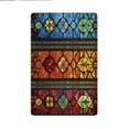 thumbnail image 2 of JML Doormat, Non-Slip Indoor Outdoor Rug Mats for Porch Entry Way, Floor Mat for Bathroom/Kitchen, (20"x32") - Colorful Geometric Pattern, 2 of 6