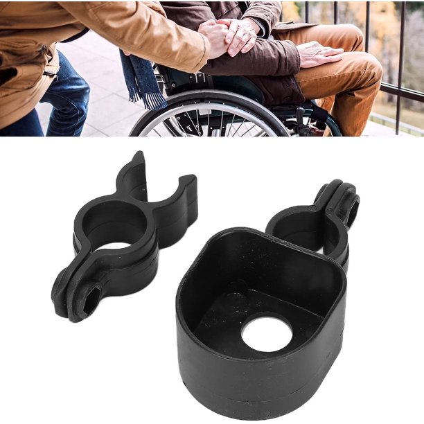 Soporte para bastón para silla de ruedas Soporte para bastón para andador Soporte para bastón para silla de ruedas Soporte duradero para bastón Accesorios para soporte para bastón Fo