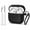 Black, variant on Lonmuju Silicone Case Cover for Airpods 4th Gen, Protective Earbud Skin with Cleaning Kit and Carabiner,Black