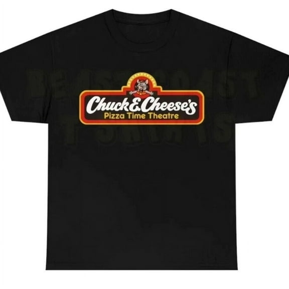 Retro Style Chuck E Cheese T Shirt 80s 70s Gaming Pizza Nostalgia