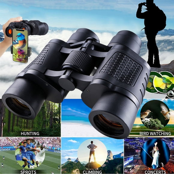 High Performance 80x80 Binoculars for Day and Night Observation with Carrying Ideal Outdoor Travel Companion