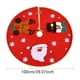 thumbnail image 3 of Falda navideña roja, delantal redondo para decoración de interiores y festividades, 3 of 3