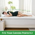 thumbnail image 3 of GOGREEN Extra Thick Mattress Topper King Size, Breathable Pillow Top Mattress Pad Cover Down Alternative Overfilled Plush Soft bed Protector with 8-16 Inch Elastic Deep Pocket, 3 of 9