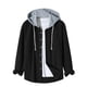 thumbnail image 2 of pstuiky camisas de manga larga para hombre, Top de color liso para niños, top informal con capucha, top de manga larga con capucha salir tops s, 2 of 6