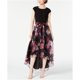 thumbnail image 1 of Vestido alto y bajo SLNY para mujer negro 18, 1 of 1