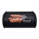 thumbnail image 1 of Caja de almacenamiento de pan de panadería Caja de almacenamiento multiusos Caja de pan doméstico (negro), 1 of 6