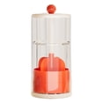 thumbnail image 1 of Portabrochas de maquillaje con elevación automática, organizador de brochas de maquillaje, contenedor con cubierta a prueba de polvo Rojo cremoso, 1 of 8