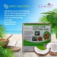 thumbnail image 3 of Verdana Coco Coir Potting Soil Brick – 10 Lb - Peat Moss Alternative for Potting Mix, Raised Bed Soil, Organic Gardening & Seed Starting - Compressed Coconut Fiber Block Expands to 18 Gallons, 3 of 3
