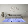 thumbnail image 3 of Ahgly Company Indoor Rectangle Abstract Blue Contemporary Area Rugs, 7' x 10', 3 of 4