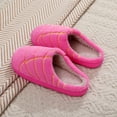 thumbnail image 3 of Fmbrln Womens Mens Winter House Slippers Fleece Lined Warm Slippers Fuzzy Indoor Outdoor Slippers, 3 of 5