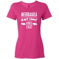 thumbnail image 3 of Inktastic Nebraska Awesome Since 1867 Women's T-Shirt, 3 of 5