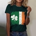 thumbnail image 4 of Ruimatai Women's Casual St. Patrick's Day Graphic T-Shirt, Short Sleeve Crew Neck Comfortable Loose Fit Top for Everyday Wear, 4 of 7