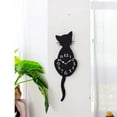 thumbnail image 1 of asddcavvf Cartoon Cute Cat Wall Clock Home Watch Way Tail Move Large Countdown Clock, 1 of 4