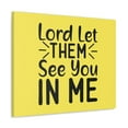 thumbnail image 2 of Scripture Walls John 17:23 See You In Me Yellow Bible Canvas Christian Wall Art Ready to Hang Unframed, 2 of 18