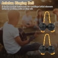 thumbnail image 3 of Wosthever 2 piezas instrumento Musical tradicional africano Aslatua bola rítmica de percusión manual para fiestas Accesorios para instrumentos musicales A, 3 of 4
